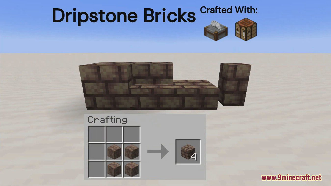 Chiseled Bricks and Tiles Mod (1.20.1) - Variation of Vanilla Stone Blocks 8