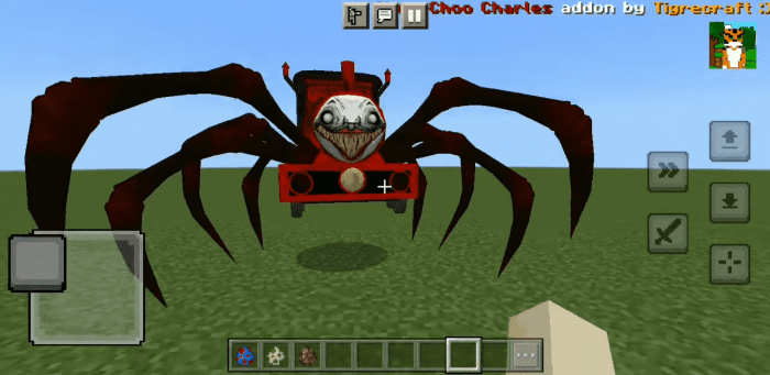 Choo Choo Charles 3D Addon (1.20, 1.19) - MCPE/Bedrock Mod 3