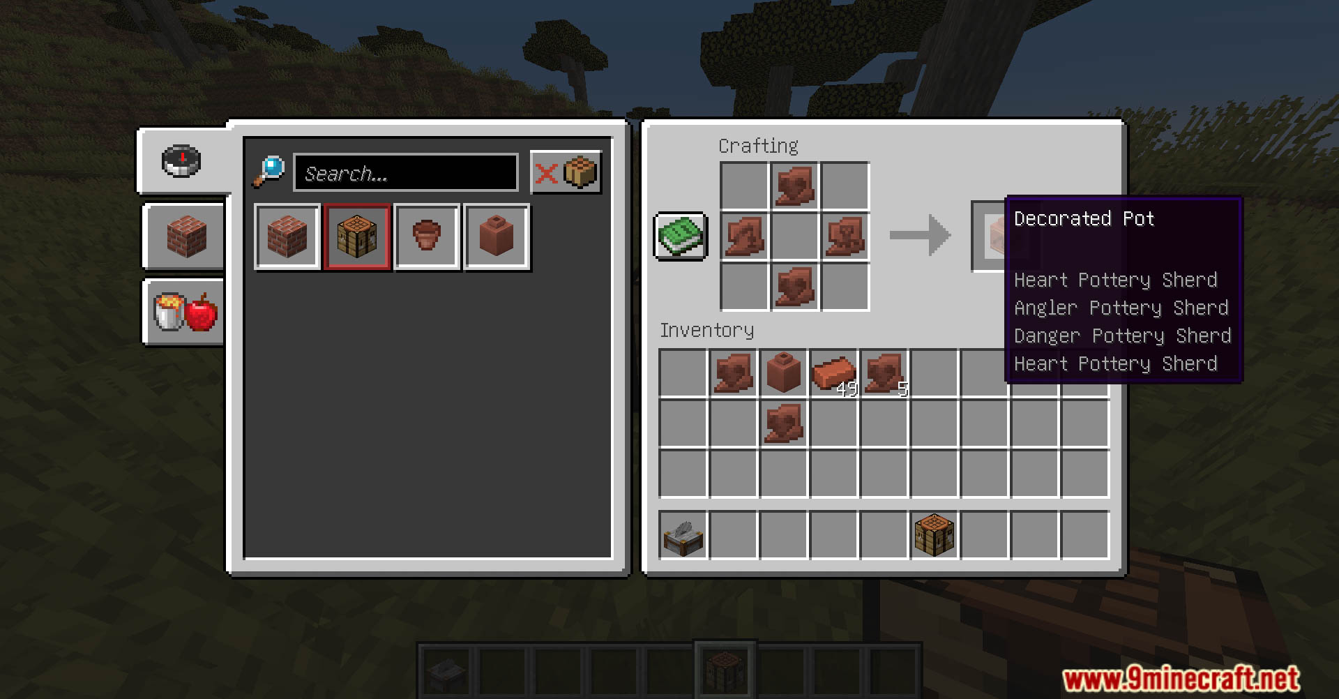 Craftable Pottery Sherds Data Pack (1.20.4, 1.19.4) - Unearth Ancient Artifacts! 8