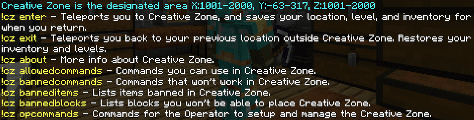 Creative Zone Addon (1.20) - MCPE/Bedrock Script 5