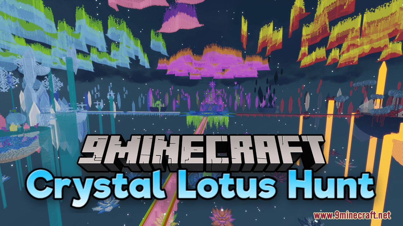 Crystal Lotus Hunt Map (1.20.4, 1.19.4) - A Minecraft Treasure Expedition 1