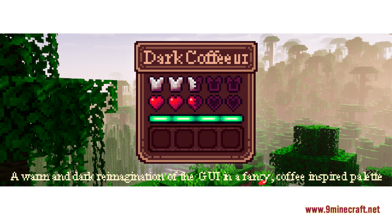 Dark Coffee GUI Resource Pack (1.20.6, 1.20.1) - Texture Pack 1