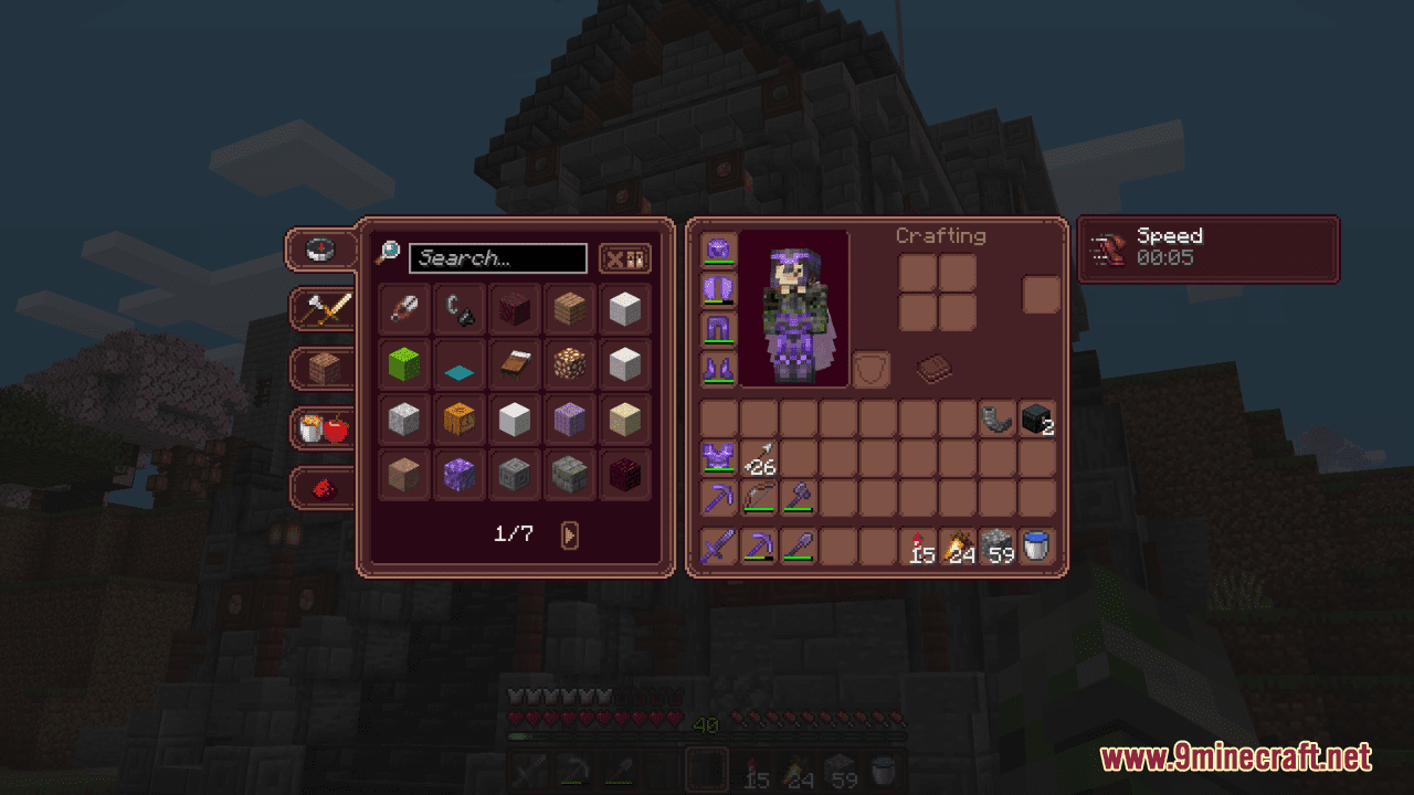 Dark Coffee GUI Resource Pack (1.20.6, 1.20.1) - Texture Pack 4