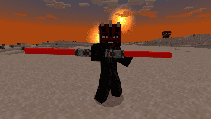 Darth Maul Addon (1.20, 1.19) - MCPE/Bedrock Star Wars Mod 2