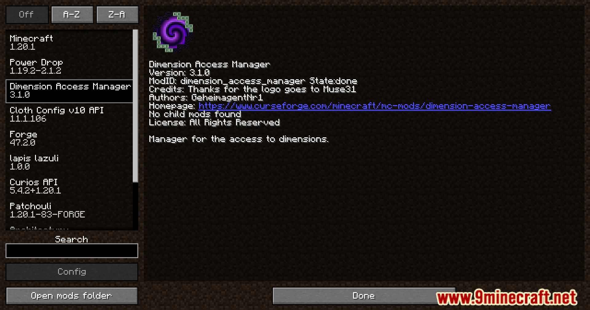 Dimension Access Manager Mod (1.20.4, 1.19.4) - Dimension Control, Customize Your Minecraft World! 2