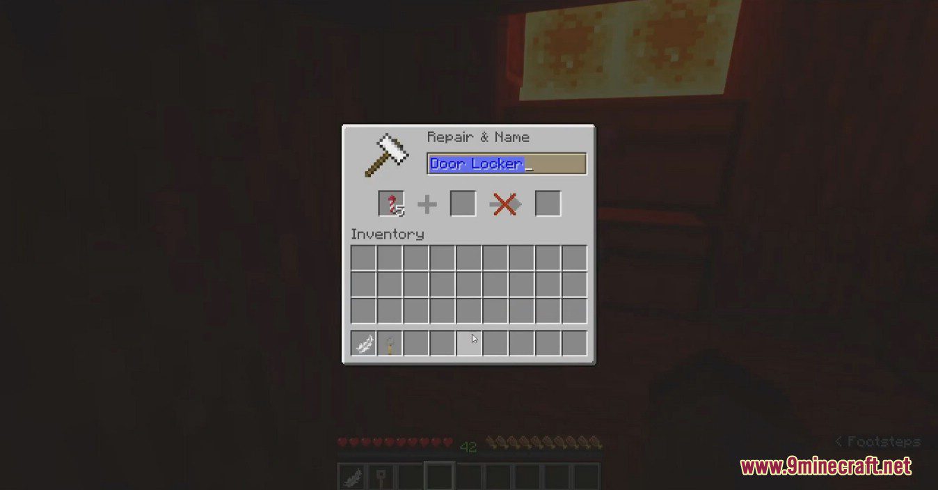 Door Locker Mod (1.20.4, 1.19.2) - Lock the Door, Trapdoor, Button... 4