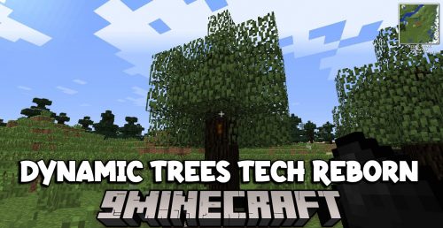 Dynamic Trees Tech Reborn Mod (1.12.2) – Compatibility Addon Thumbnail