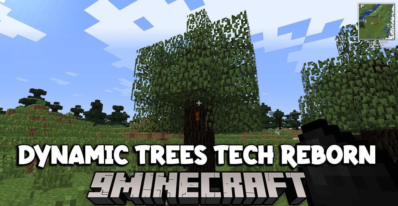 Dynamic Trees Tech Reborn Mod (1.12.2) - Compatibility Addon 1