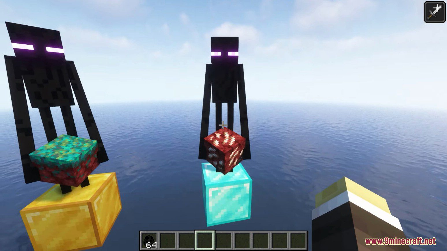 Endermen Spawn with Blocks Mod (1.20.1, 1.19.4) - Make Endermen More Useful 3