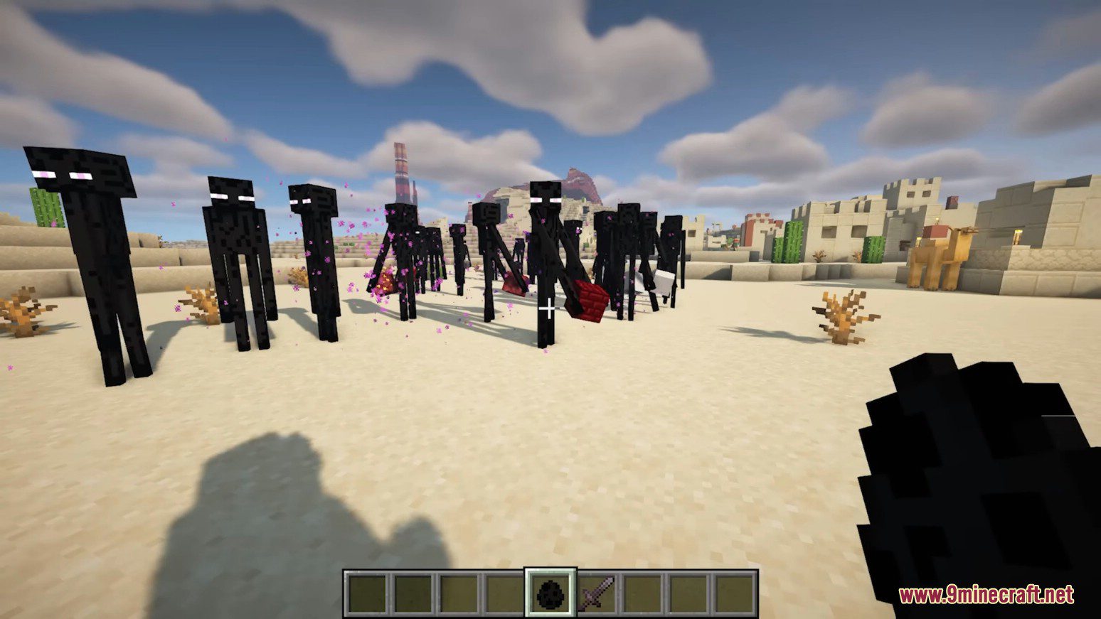 Endermen Spawn with Blocks Mod (1.20.1, 1.19.4) - Make Endermen More Useful 6