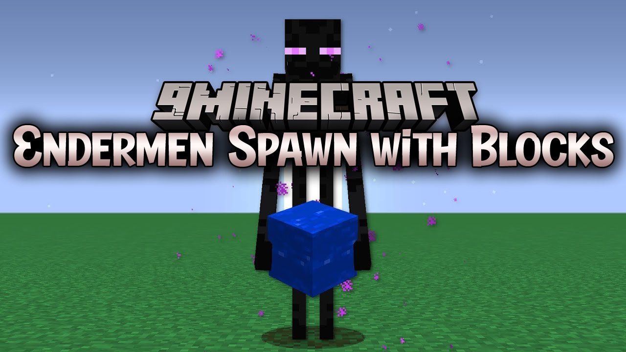 Endermen Spawn with Blocks Mod (1.20.1, 1.19.4) - Make Endermen More Useful 1