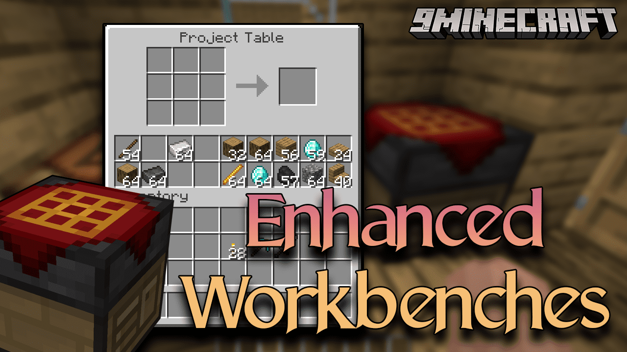 Enhanced Workbenches Mod (1.20.1, 1.19.2) - A New Frontier With Enhanced Workbenches 1