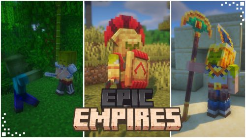 Epic Empires Mod (1.20.1) – Egyptian and Spartan Warrior Thumbnail