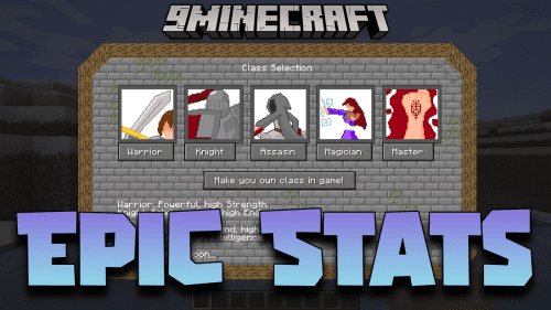 Epic Stats Mod (1.20.1, 1.19.2) – A Tale Of Strength, Spells, And Luck With Epic Stats Thumbnail