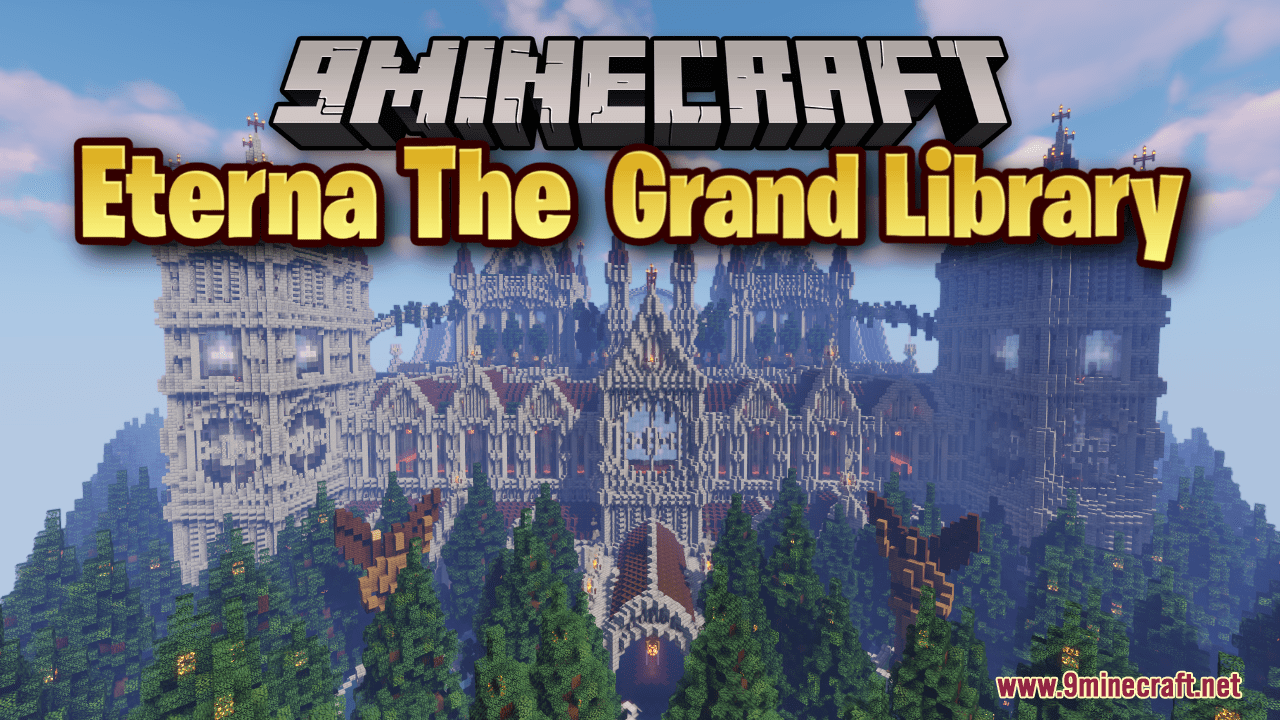 Eterna The Grand Library Map (1.21.1, 1.20.1) - A Knowledge Adventure 1