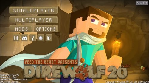 FTB Presents Direwolf20 Modpack (1.20.1) – Immersive Minecraft Journey Thumbnail