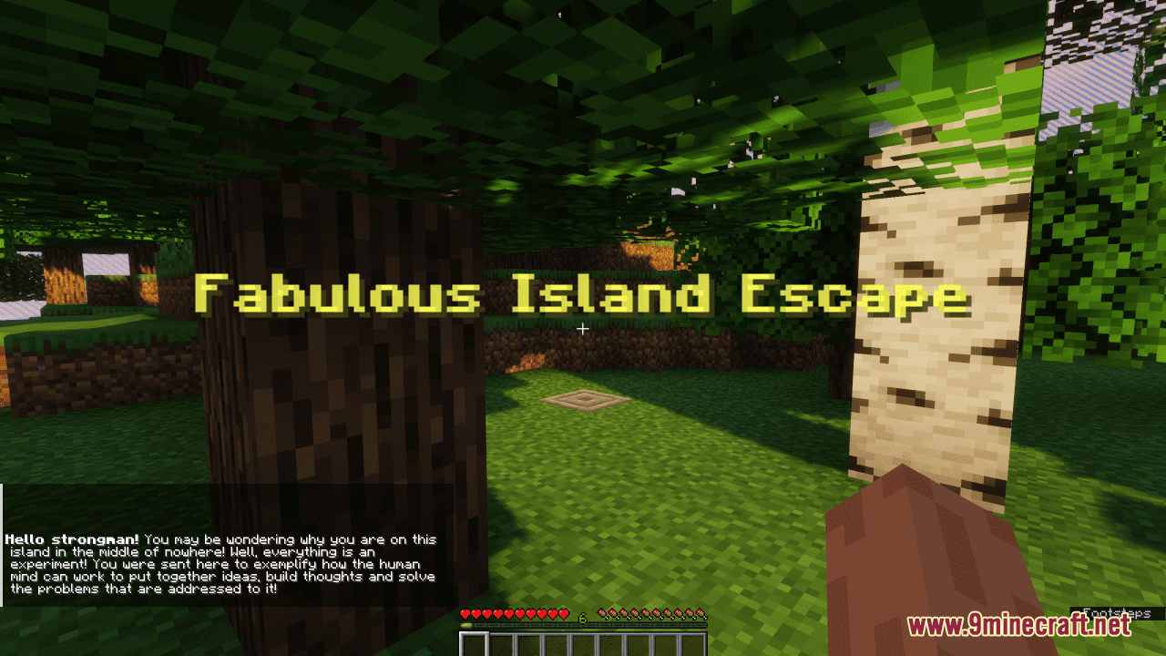 Fabulous Island Escape Map (1.21.1, 1.20.1) - Mind-Bending Escape Adventure 2