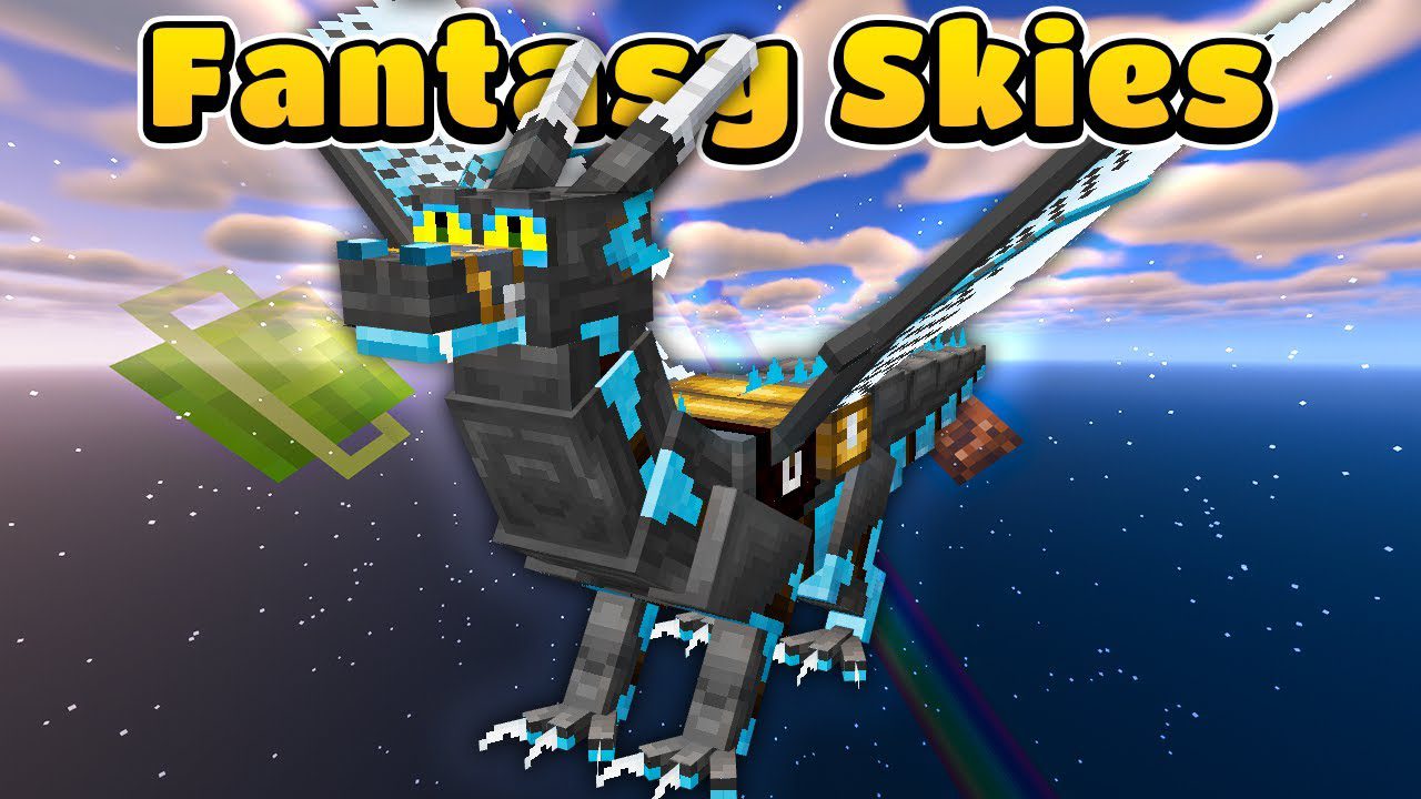 Fantasy Skies Modpack (1.20.1) - A Mystical RPG Skyblock 2