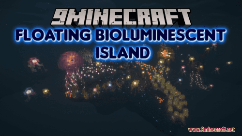 Floating Bioluminescent Island Map (1.21.1, 1.20.1) – Lost in The Night Light Thumbnail