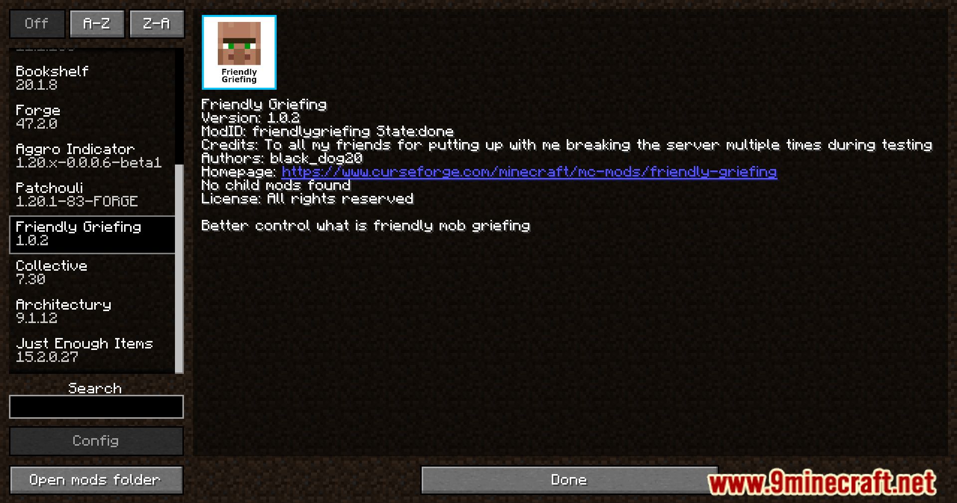 Friendly Griefing Mod (1.20.1, 1.19.4) - Configurable Control Over Griefing In Minecraft. 2