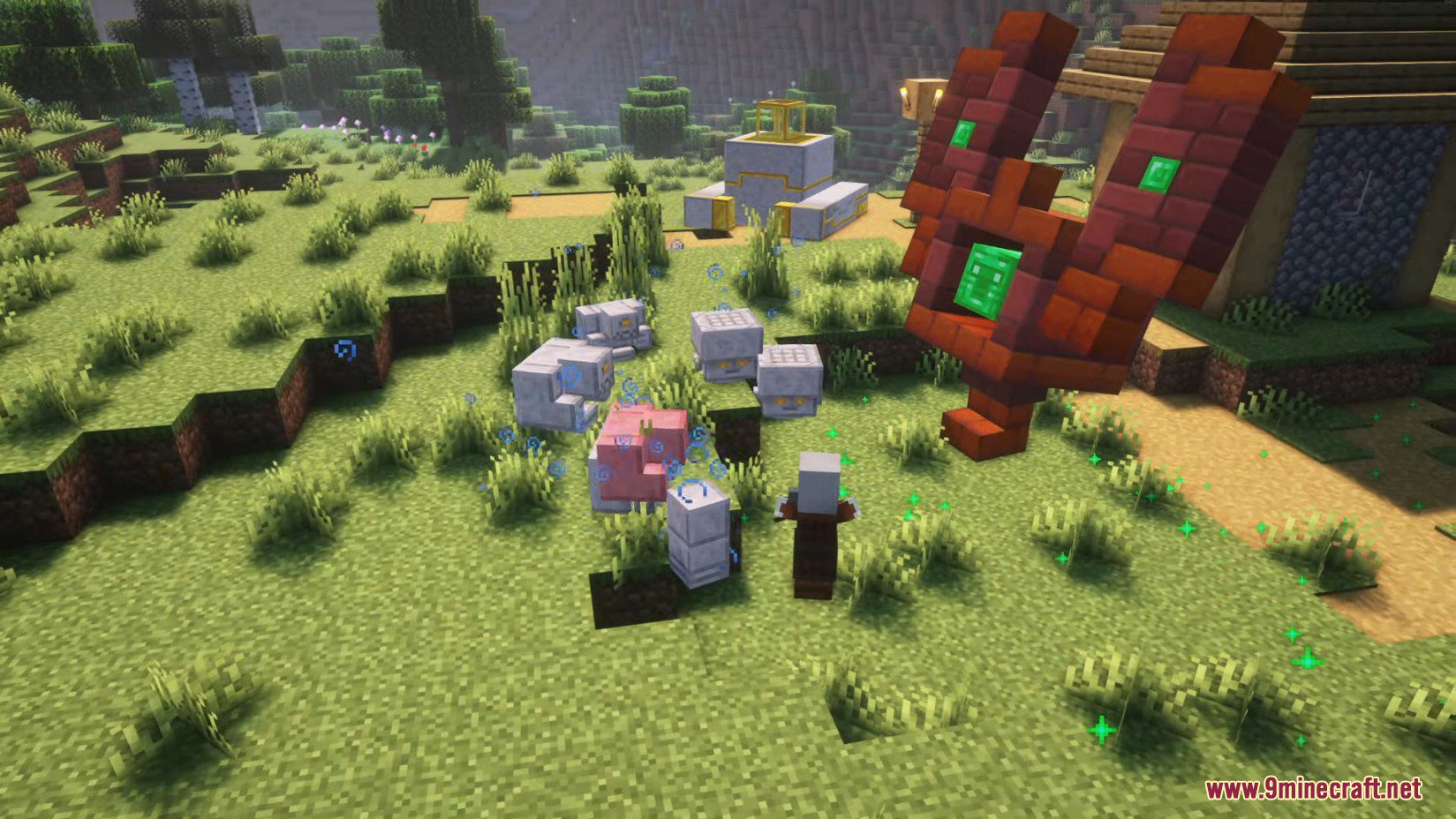 Golem Dandori Mod (1.20.2, 1.20.1) - First of Stone Golem from Minecraft Legends 11