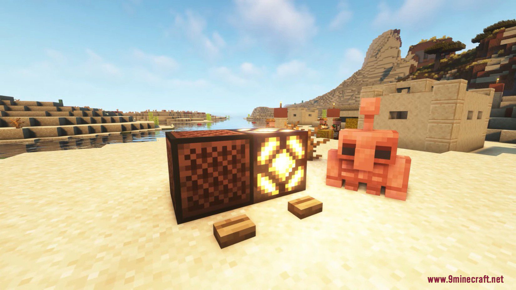 Golem Dandori Mod (1.20.2, 1.20.1) - First of Stone Golem from Minecraft Legends 3