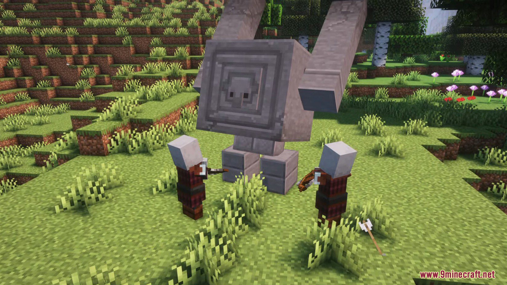 Golem Dandori Mod (1.20.2, 1.20.1) - First of Stone Golem from Minecraft Legends 9