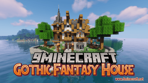 Gothic Fantasy House Map (1.21.1, 1.20.1) – Majestic Residence Thumbnail