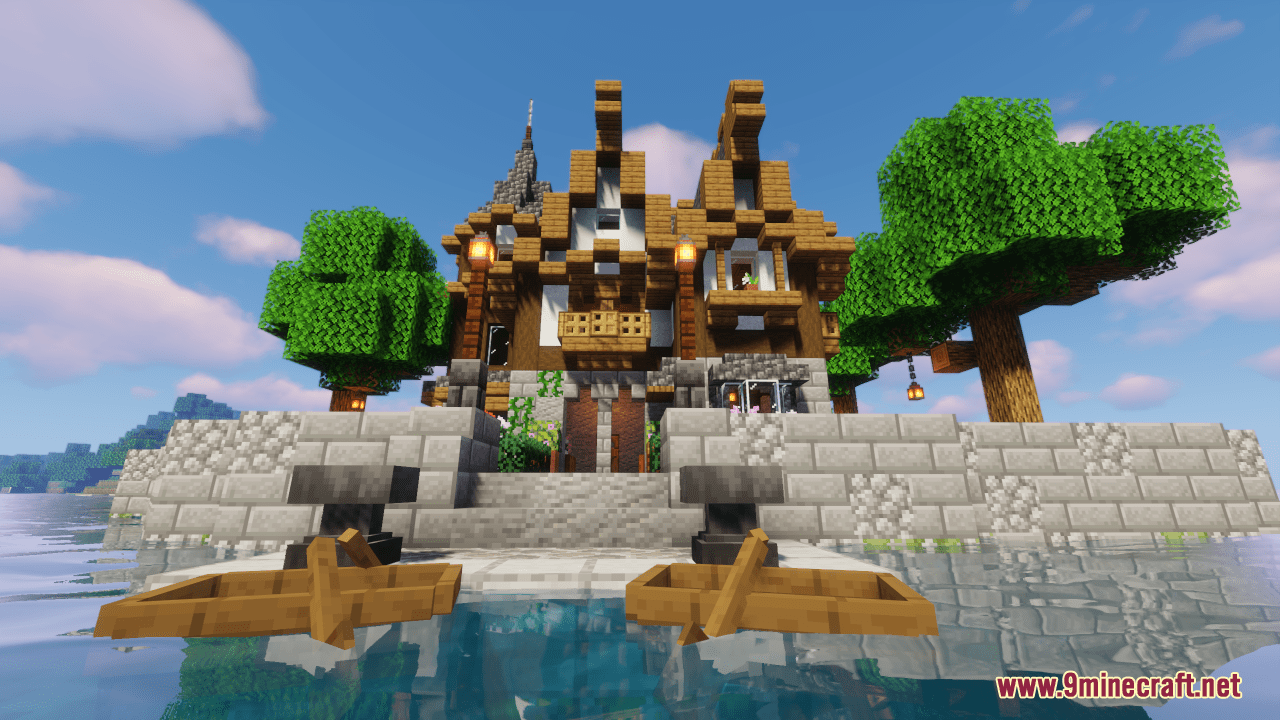 Gothic Fantasy House Map (1.21.1, 1.20.1) - Majestic Residence 4