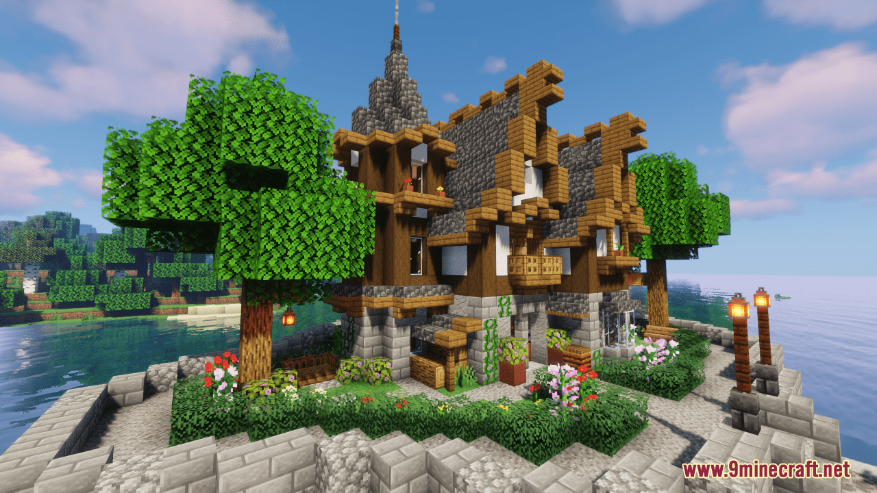 Gothic Fantasy House Map (1.21.1, 1.20.1) - Majestic Residence 11