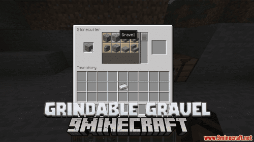 Grindable Gravel Data Pack (1.20.4, 1.19.4) – More Convenient Way Of Collecting Resources! Thumbnail