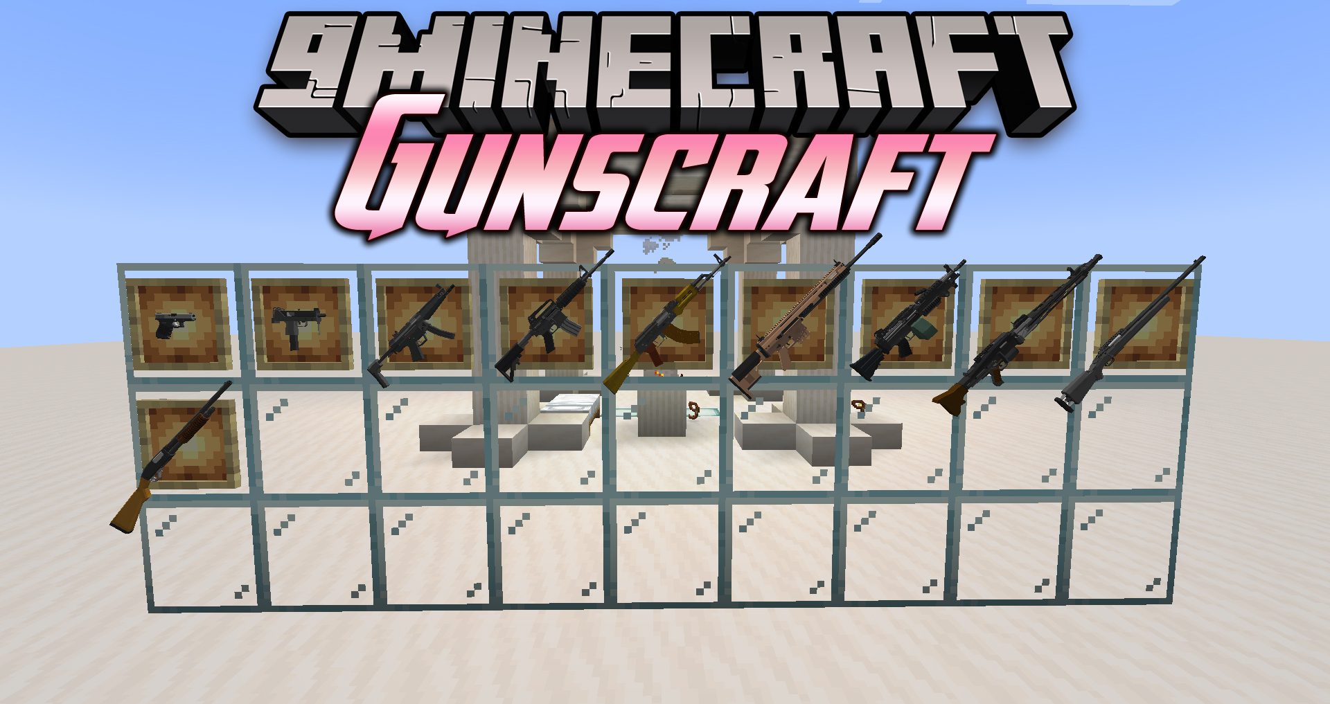 Gunscraft Mod (1.20.1) - It's Time To Practice Shooting 1
