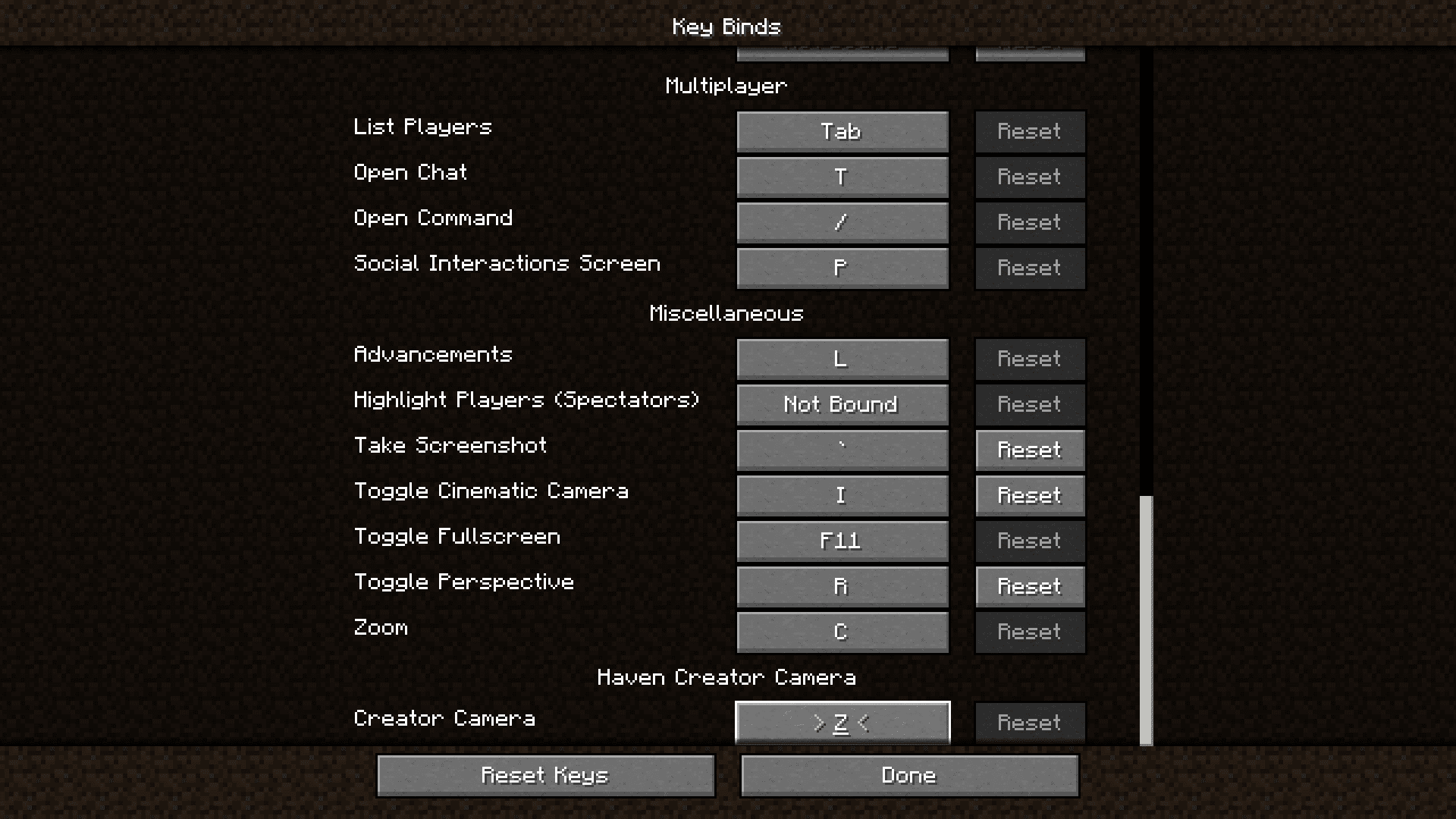 Haven: Creator Cam Mod (1.20.1, 1.19.2) - Easy Perspective Toggle 7