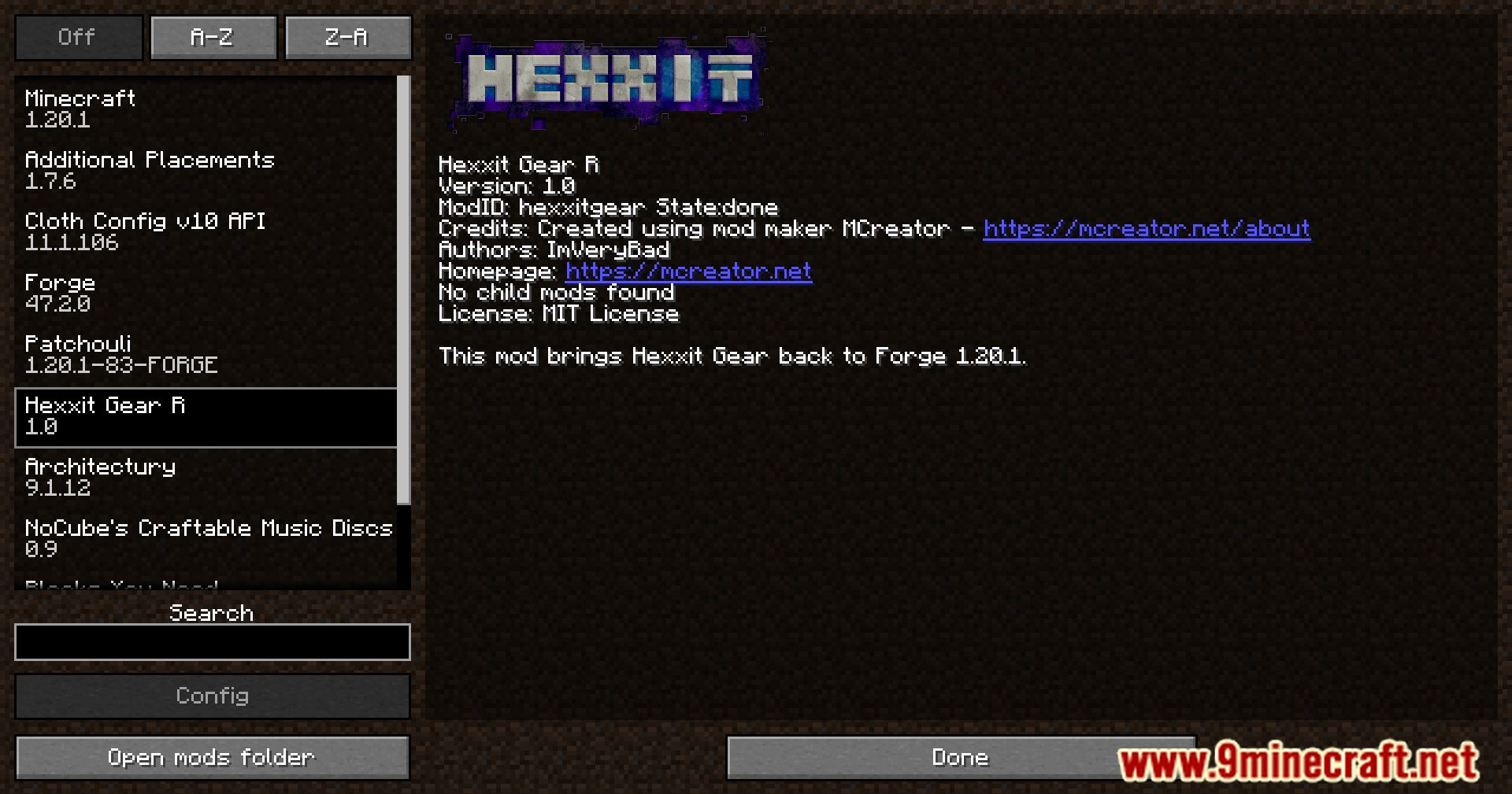 Hexxit Gear R Mod (1.20.1, 1.19.4) - The Resurgence Of Hexxit 2