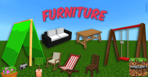 Household Furniture Addon (1.20) – MCPE/Bedrock Mod Thumbnail