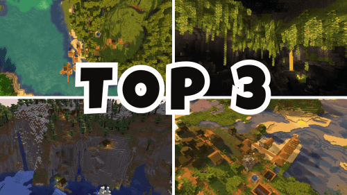 Top 3 Wonderful Minecraft Seeds To Check Out (1.20.6, 1.20.1) – Java/Bedrock Edition Thumbnail
