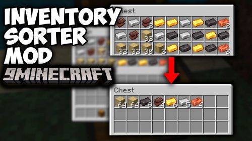 Inventory Sorter Mod (1.21, 1.20.1) – Inventory Tweaks Thumbnail