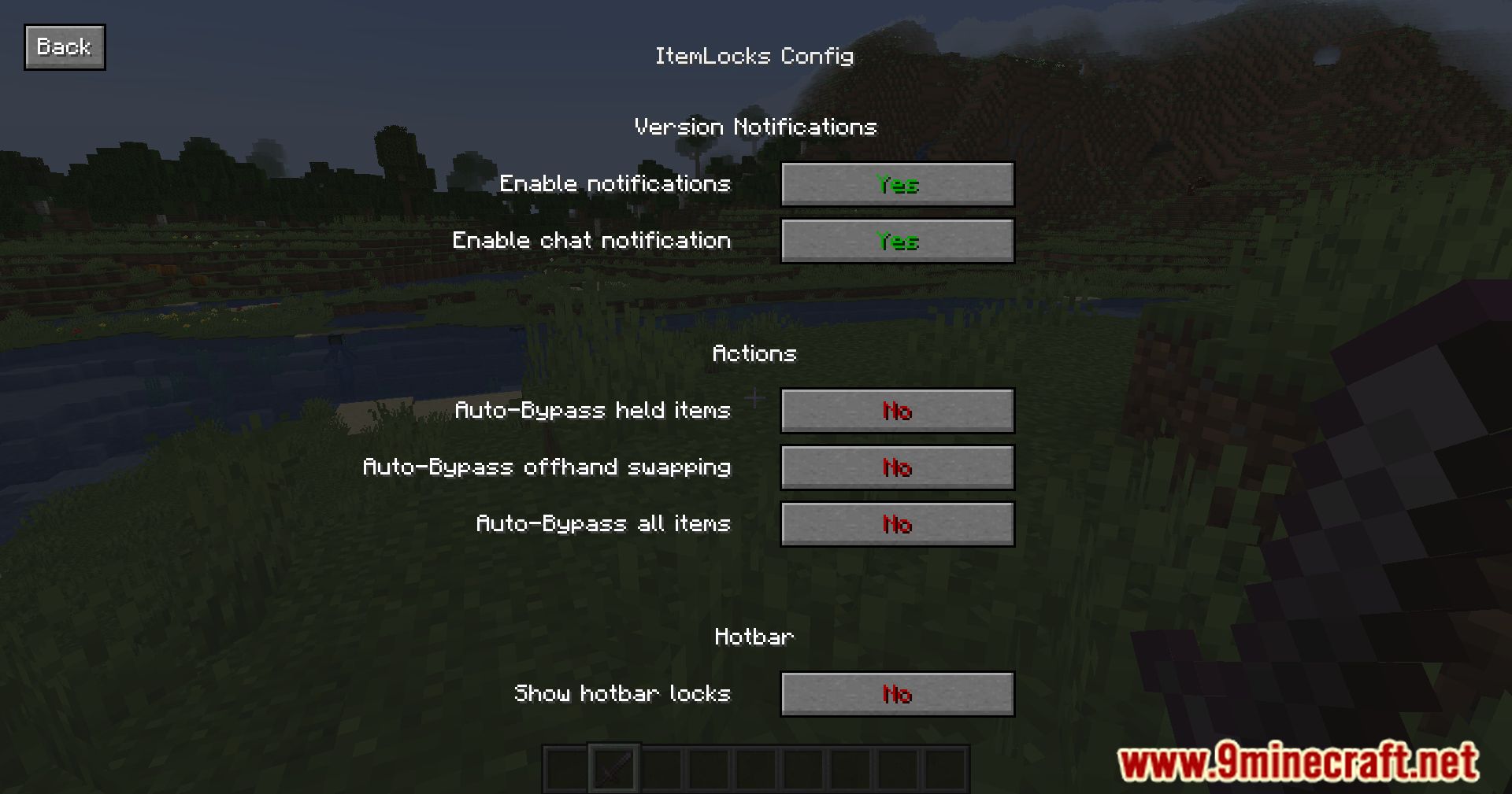 ItemLocks Mod (1.20.4, 1.19.4) - Navigating Minecraft Battles 3