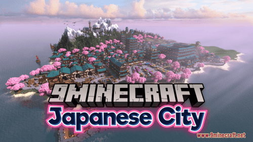 Japanese City Map (1.21.1, 1.20.1) – City On Custom Island Thumbnail