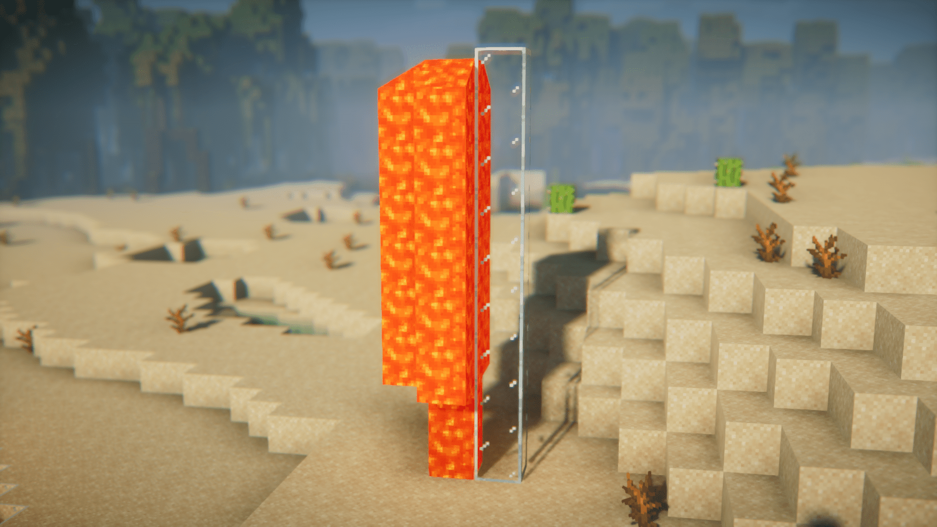 Lava Turns Sand into Glass Mod (1.20.4, 1.19.4) 7