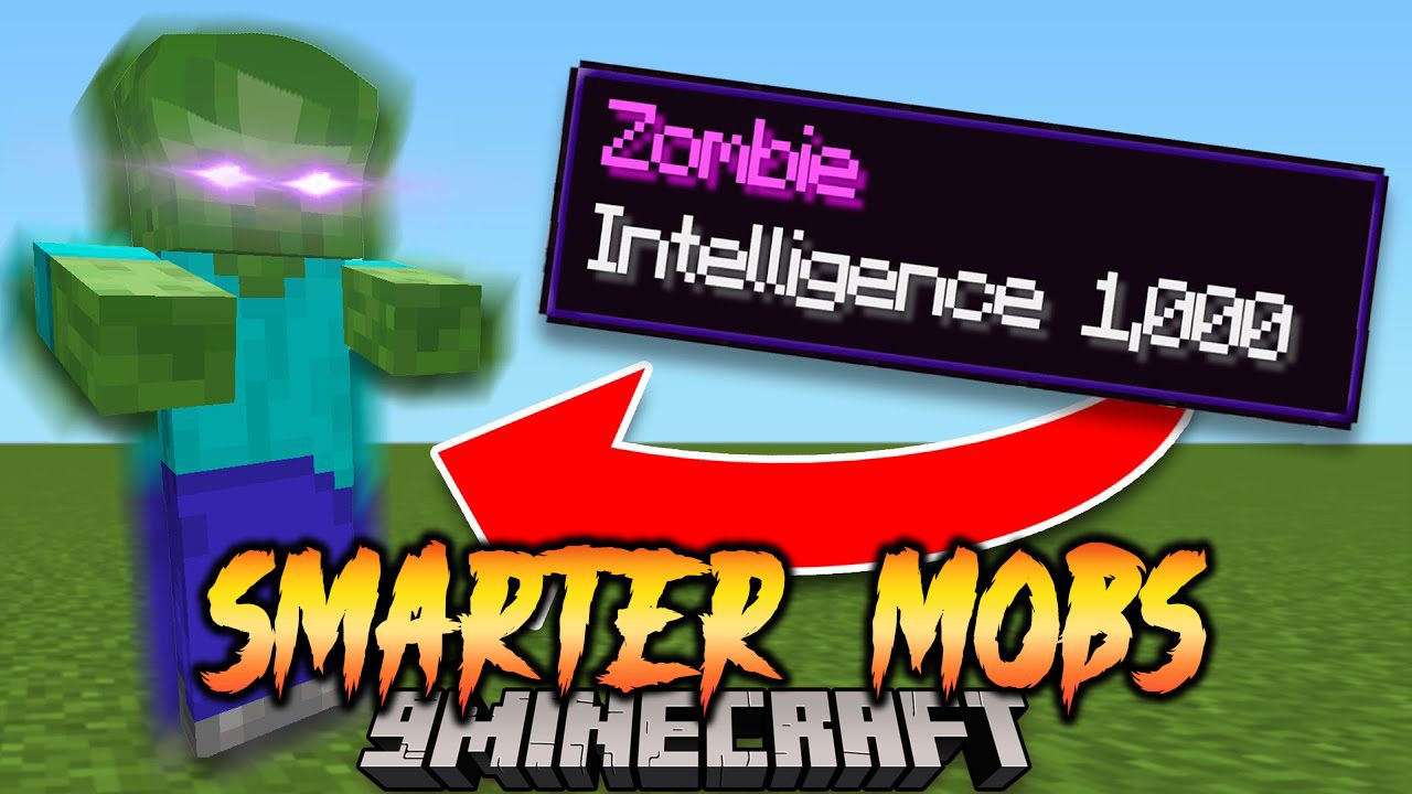 Lucky's Smarter Mobs Mod (1.20.1, 1.19.4) - Improve Mobs AI 1