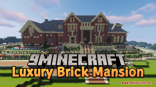 Luxury Brick Mansion Map (1.21.1, 1.20.1) – Opulent Elegance Thumbnail