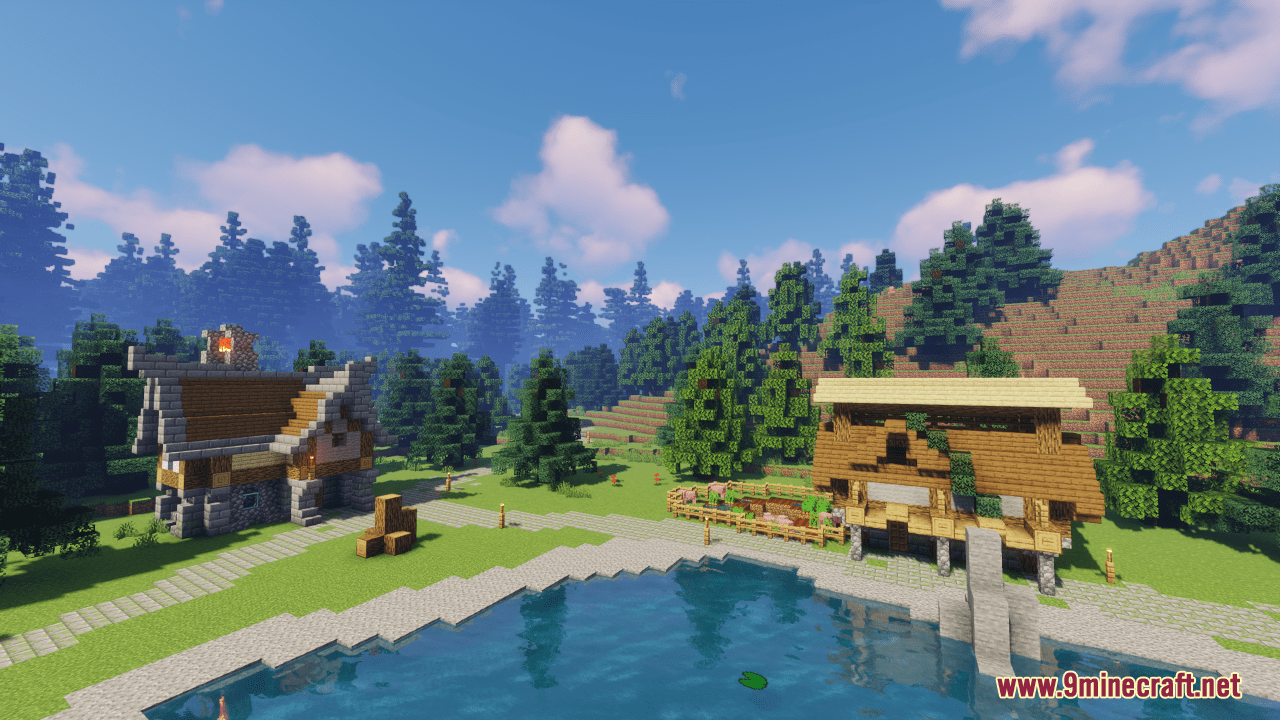 Medieval Lakeside Village Map (1.21.1, 1.20.1) - Picturesque Creation 5