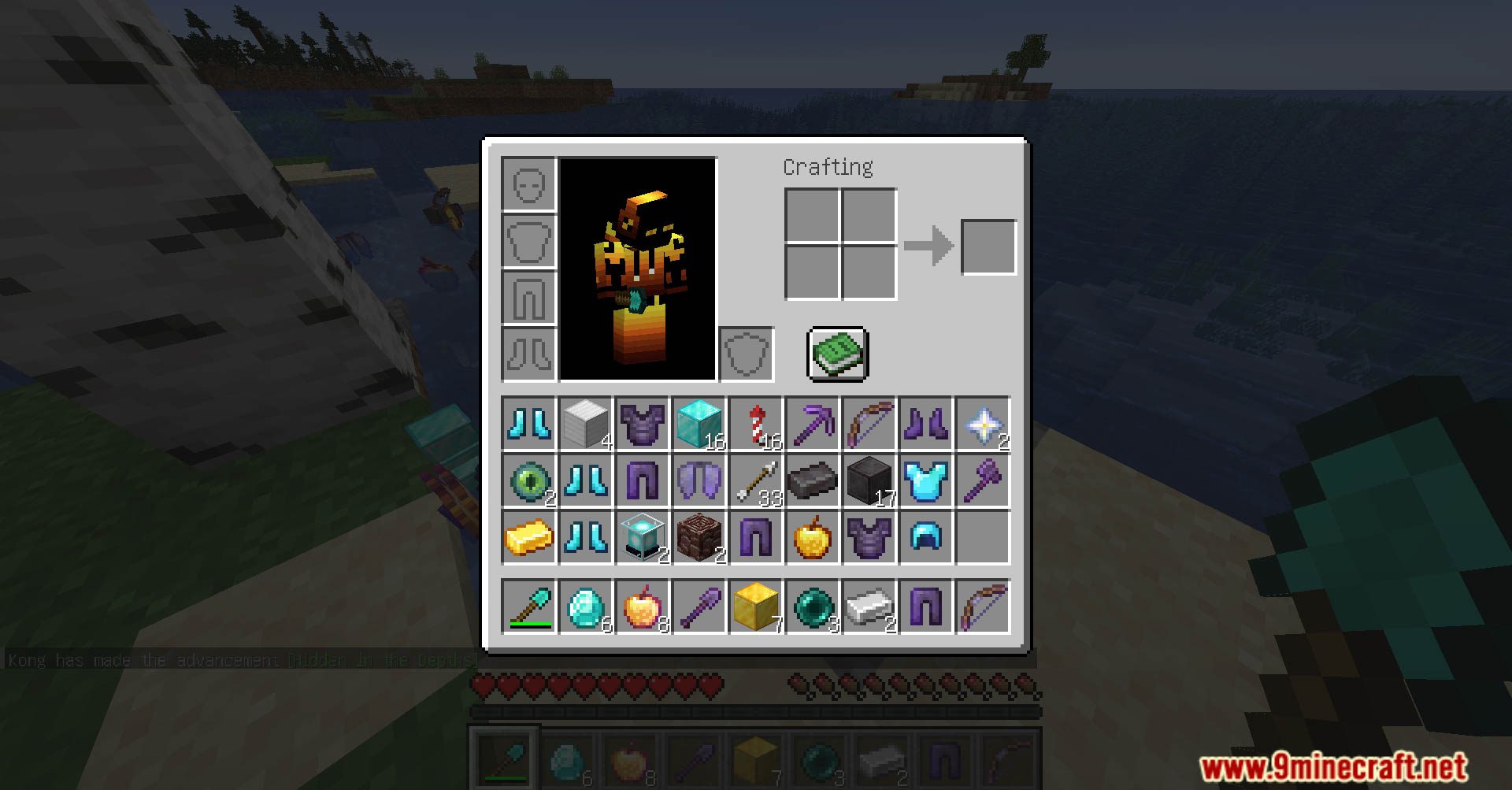Minecraft But Gravel Gives OP Loot Data Pack (1.20.4, 1.19.4) 8