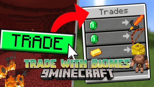 Minecraft But You Can Trade With Biomes Data Pack (1.20.4, 1.19.4) Thumbnail