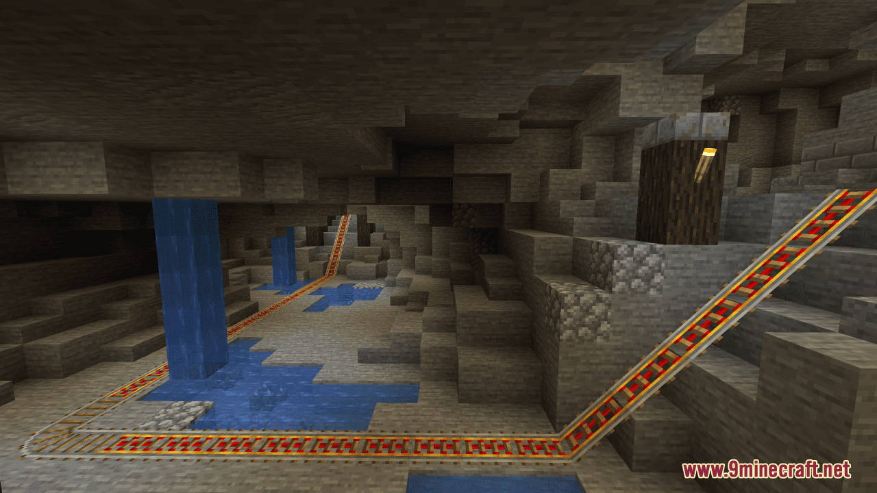 Mini Mine Parkour Map (1.21.1, 1.20.1) - Spiraling Adventure In The Mine 10