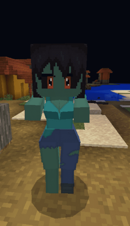 Mob to Waifu Addon (1.20, 1.19) - MCPE/Bedrock Mod 2