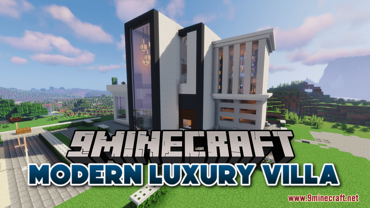 Modern Luxury Villa Map (1.21.1, 1.20.1) - Contemporary Splendor 1