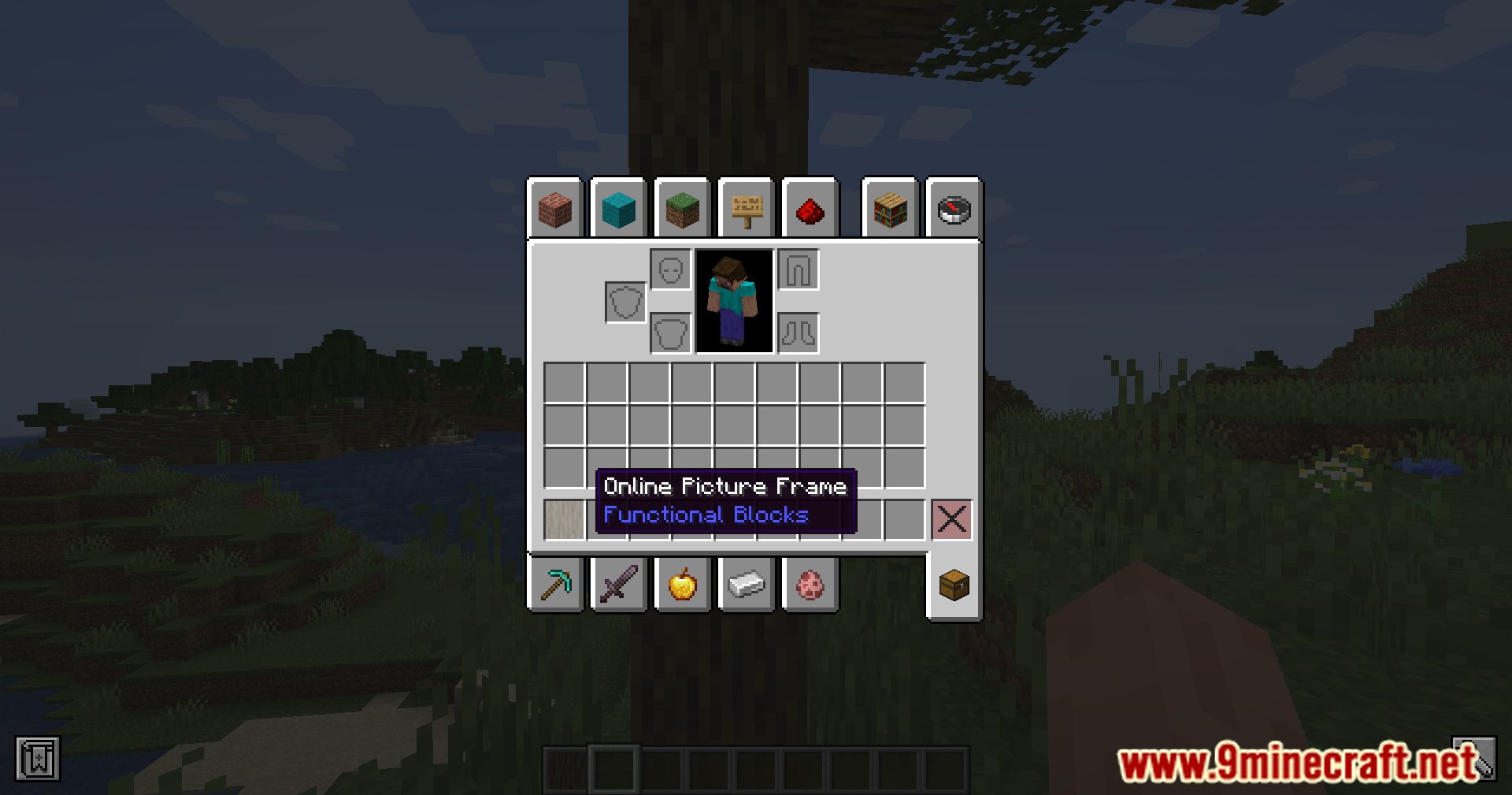 Modern Online Picture Frames Mod (1.20.2, 1.19.4) - Frame Your World 4