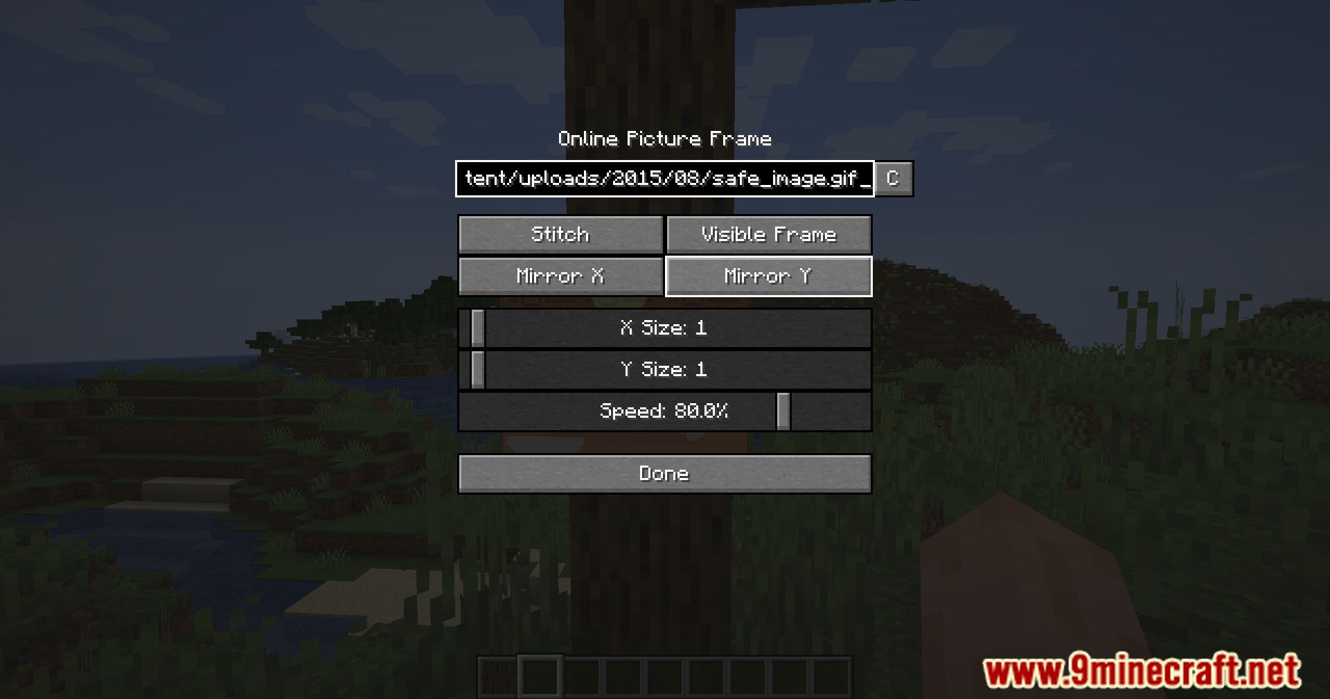 Modern Online Picture Frames Mod (1.20.2, 1.19.4) - Frame Your World 8